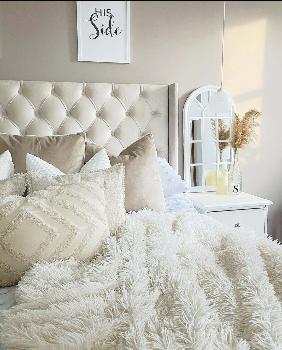 Felisha Winged Bed Frame | Lorinzer Living