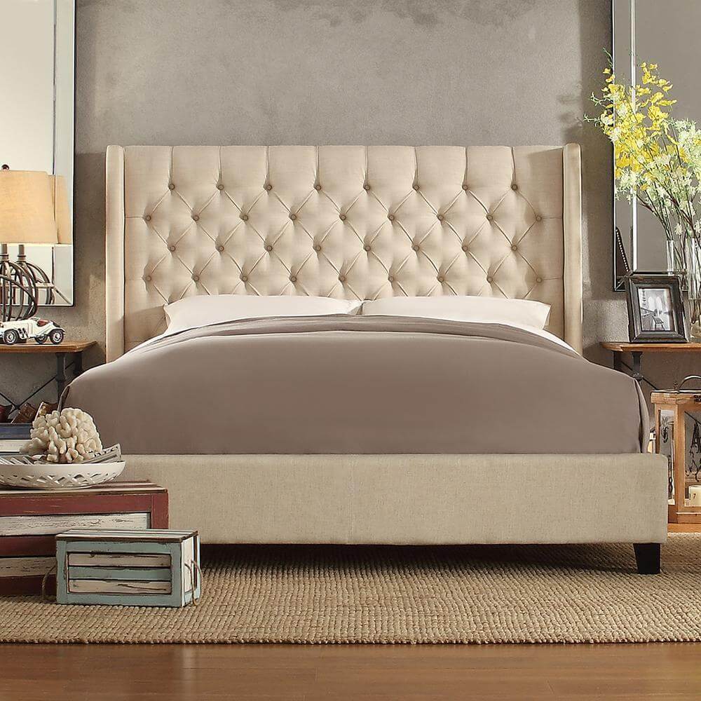 Felisha Winged Bed Frame